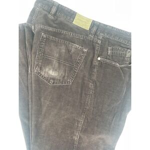 Ermenegildo Zegna Pants Mens 36 Brown Corduroy‎ Straight Leg Made Italy Casual